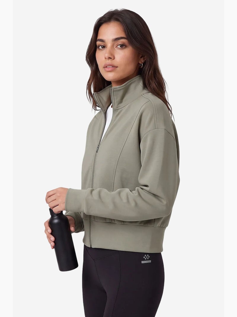 Sweatshirt feminina tommy Cáqui - Kiabi