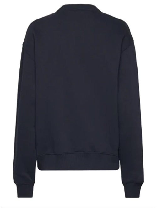 Sweatshirt Feminina Tommy Hilfiger com Logótipo Corporativo Azul Marinho - Kiabi