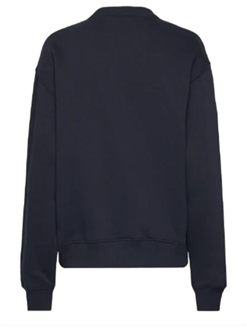 Sweatshirt Feminina Tommy Hilfiger com Logótipo Corporativo Azul Marinho Azul-marinho - Kiabi
