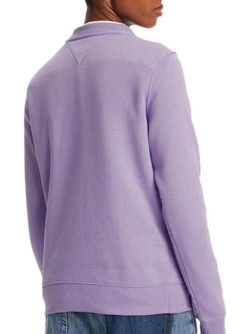 Sweatshirt Feminina Tommy Hilfiger Flag Crew Violeta DW0DW19959 - Kiabi Sweatshirt Feminina Tommy Hilfiger Flag Crew Violeta DW0DW19959 - Kiabi
