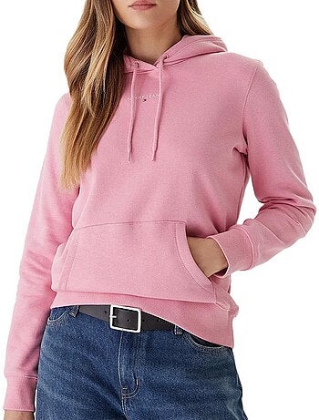 Sweatshirt Feminina Tommy Hilfiger Linear Rosa