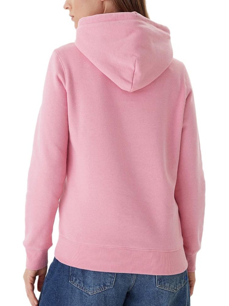 Sweatshirt Feminina Tommy Hilfiger Linear Rosa Rosa - Kiabi