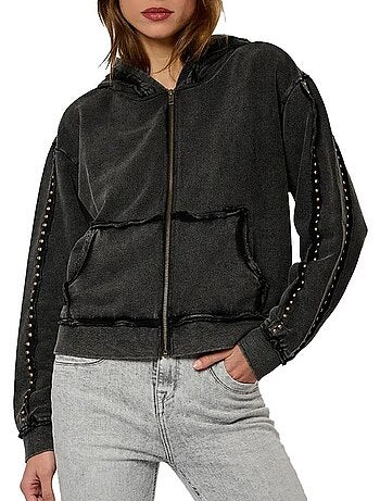 Sweatshirt feminino cinzento kaporal kp vitra