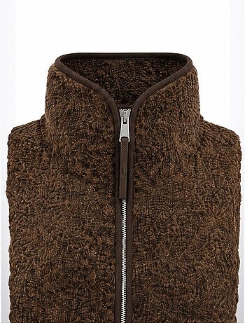 Sweatshirt feminino com meio zíper texturizado mixray