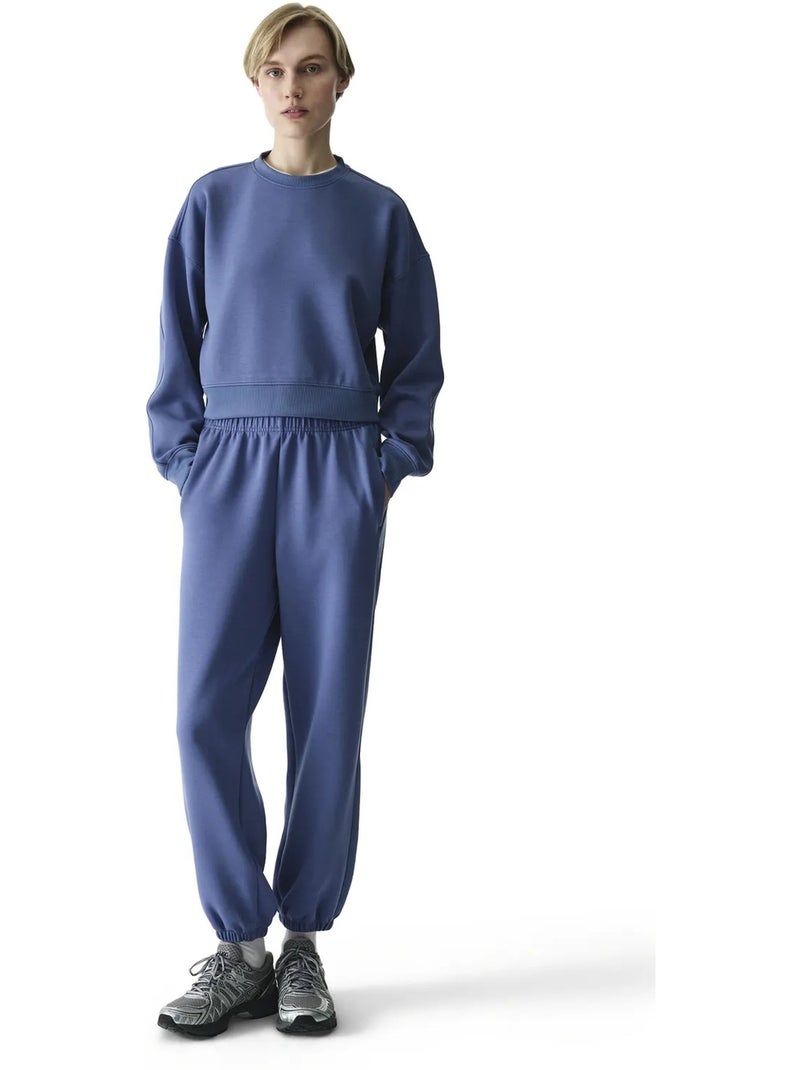 Sweatshirt feminino silky touch com toque sedoso penti Azul - Kiabi