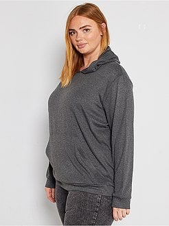 Sweatshirt fina com capuz - Kiabi