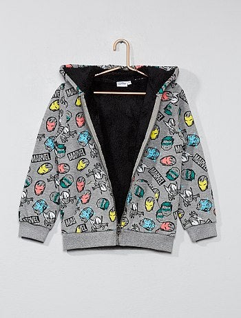 Sweatshirt forrada a sherpa 'Vingadores' - Kiabi