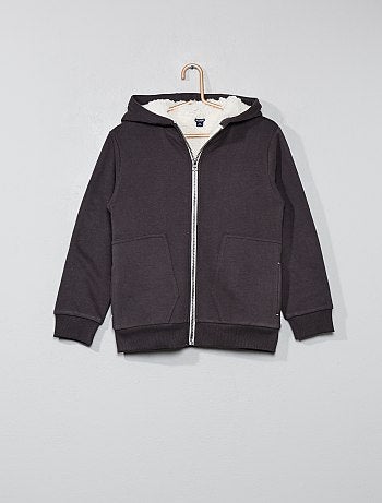 Sweatshirt forrada em sherpa - Kiabi