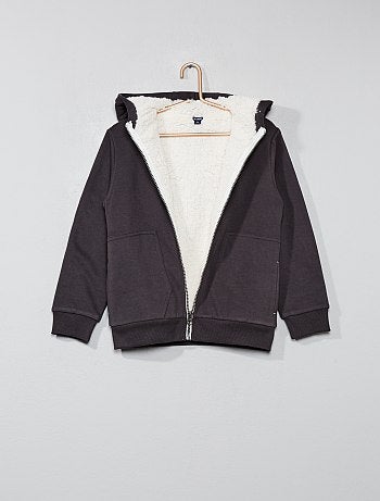 Sweatshirt forrada em sherpa - Kiabi