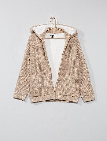 Sweatshirt forrada em sherpa - Kiabi