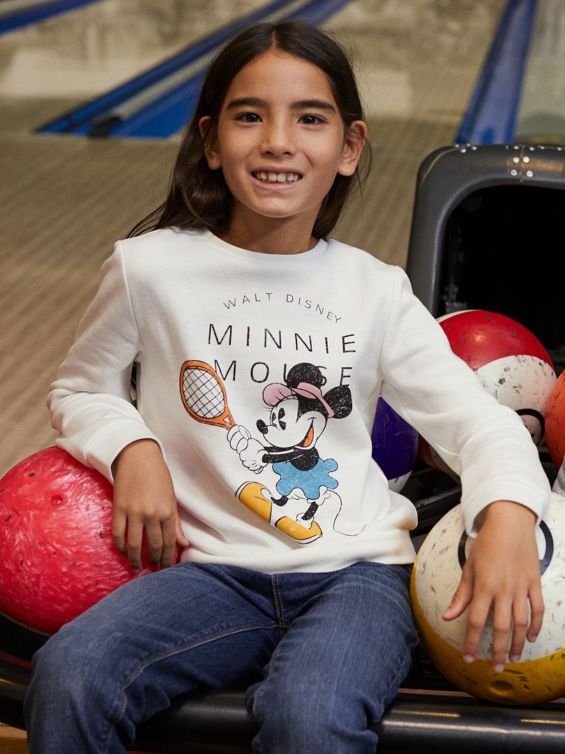 Sweatshirt forrada 'Minnie' BRANCO - Kiabi