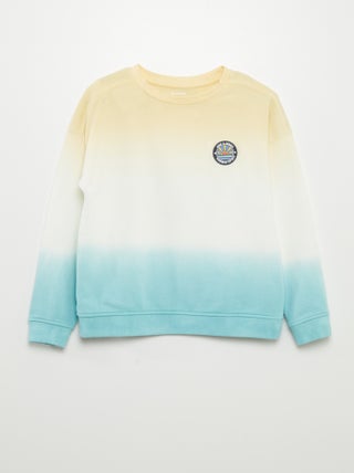 Sweatshirt french terry tie and dye