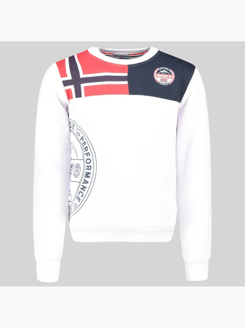Sweatshirt g-round – geographical norway Branco - Kiabi