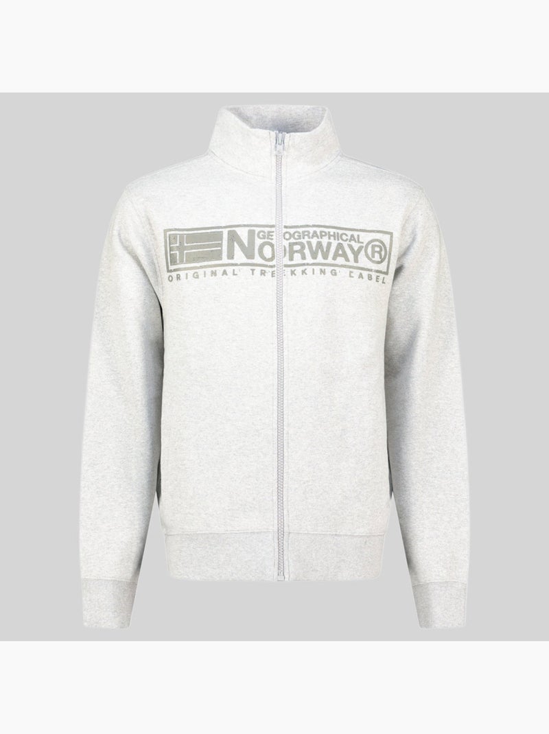 Sweatshirt gantoine fz – geographical norway Cinza claro - Kiabi