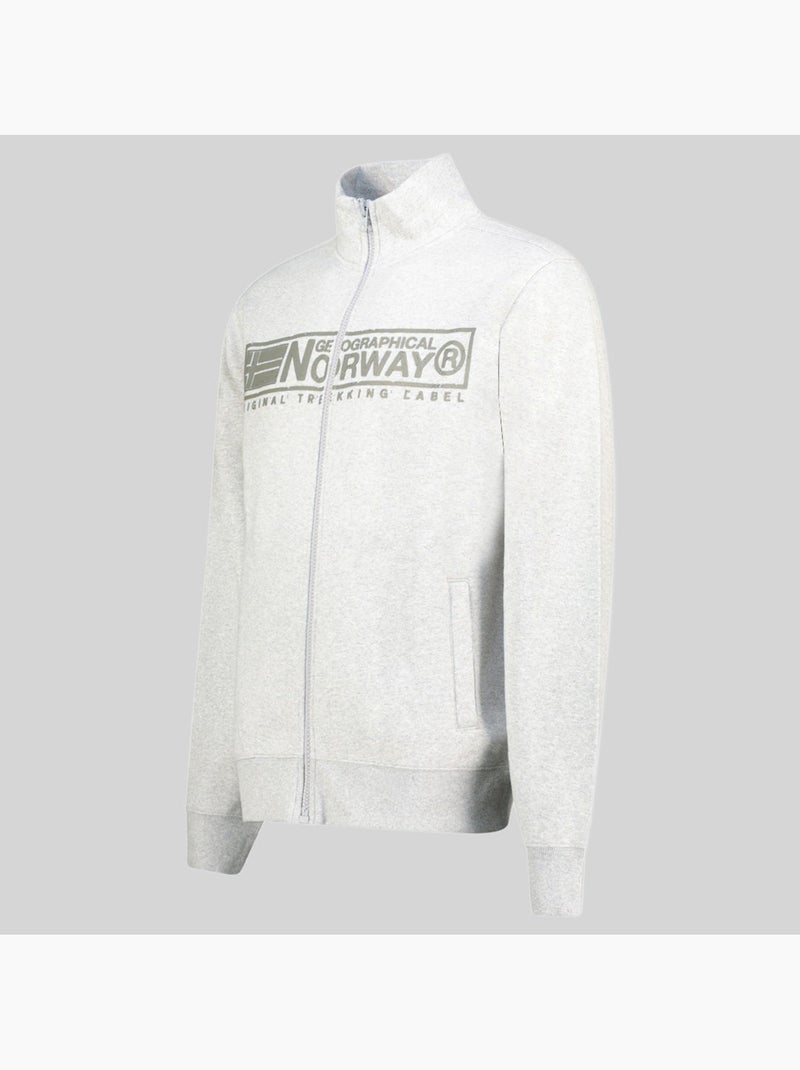 Sweatshirt gantoine fz – geographical norway Cinza claro - Kiabi