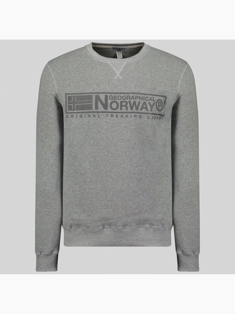 Sweatshirt gantoine – geographical norway Cinza claro - Kiabi