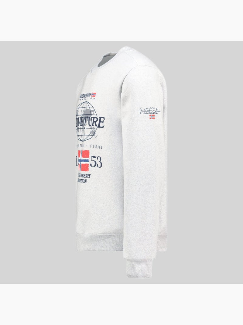 Sweatshirt golkovitz – geographical norway Cinza claro - Kiabi