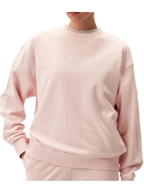Sweatshirt guess rgine rosa para mulher - Kiabi