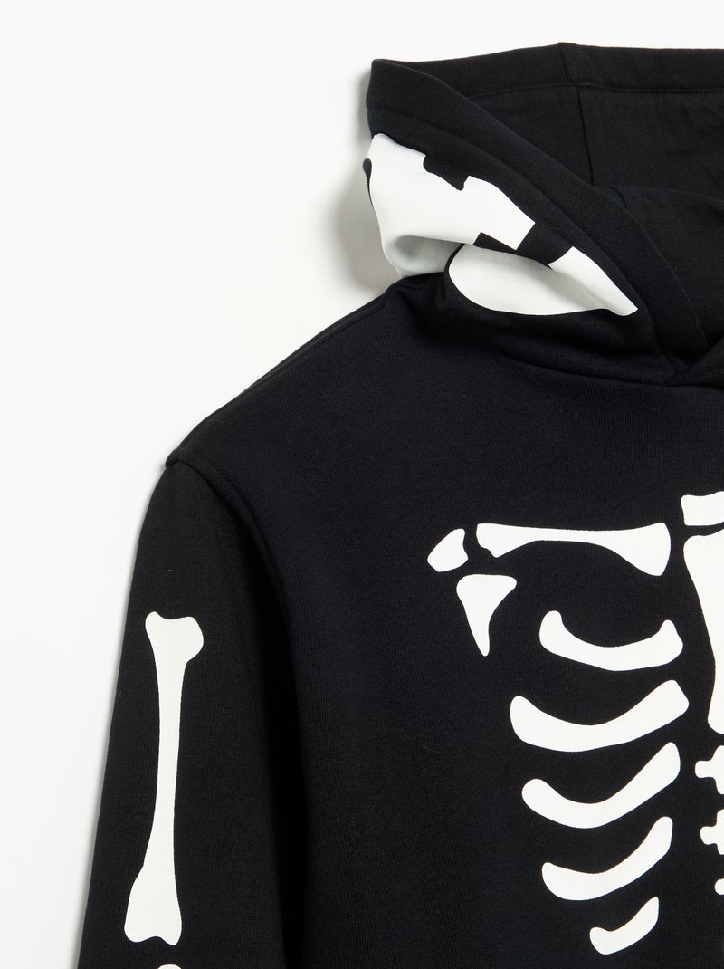 Sweatshirt 'Halloween' de manga comprida Preto - Kiabi