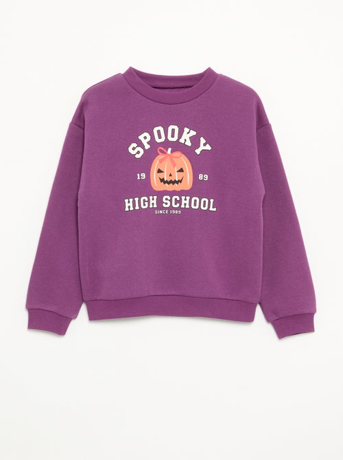 Sweatshirt 'Halloween' de polar - Kiabi