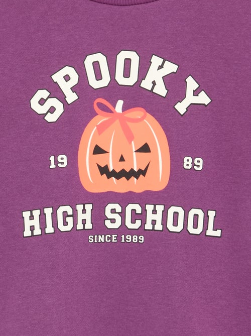 Sweatshirt 'Halloween' de polar - Kiabi