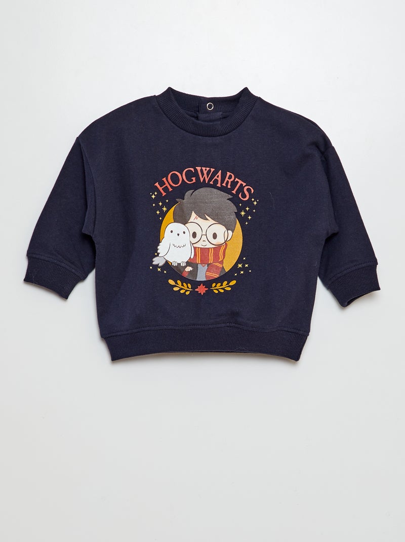 Sweatshirt 'Harry Potter' em moletão AZUL - Kiabi