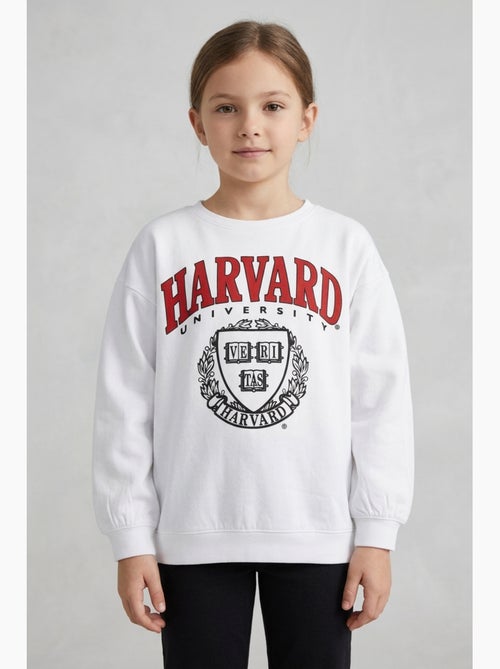 Sweatshirt harvard menina | licença oficial - Kiabi Sweatshirt harvard menina | licença oficial - Kiabi