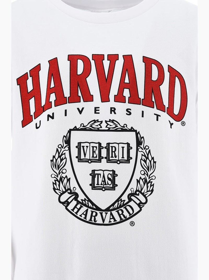 Sweatshirt harvard menina | licença oficial Branco - Kiabi