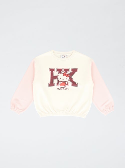 Sweatshirt \'Hello Kitty\' bicolor - Kiabi