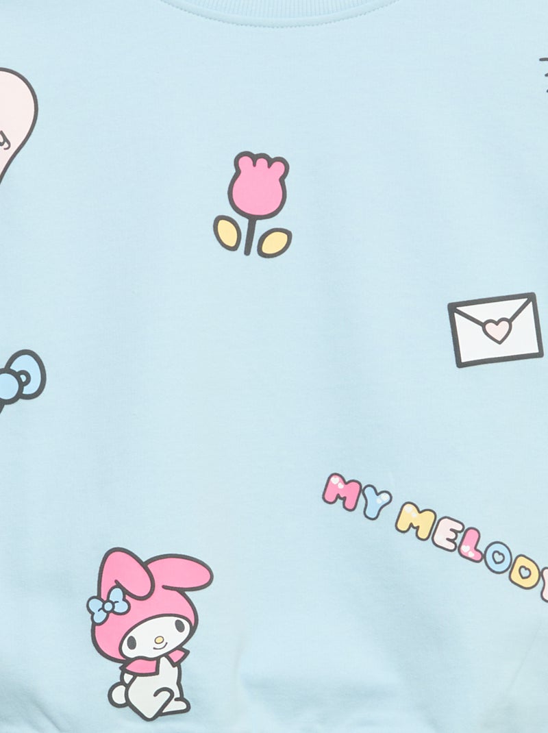 Sweatshirt \'Hello Kitty\' de manga comprida Azul - Kiabi