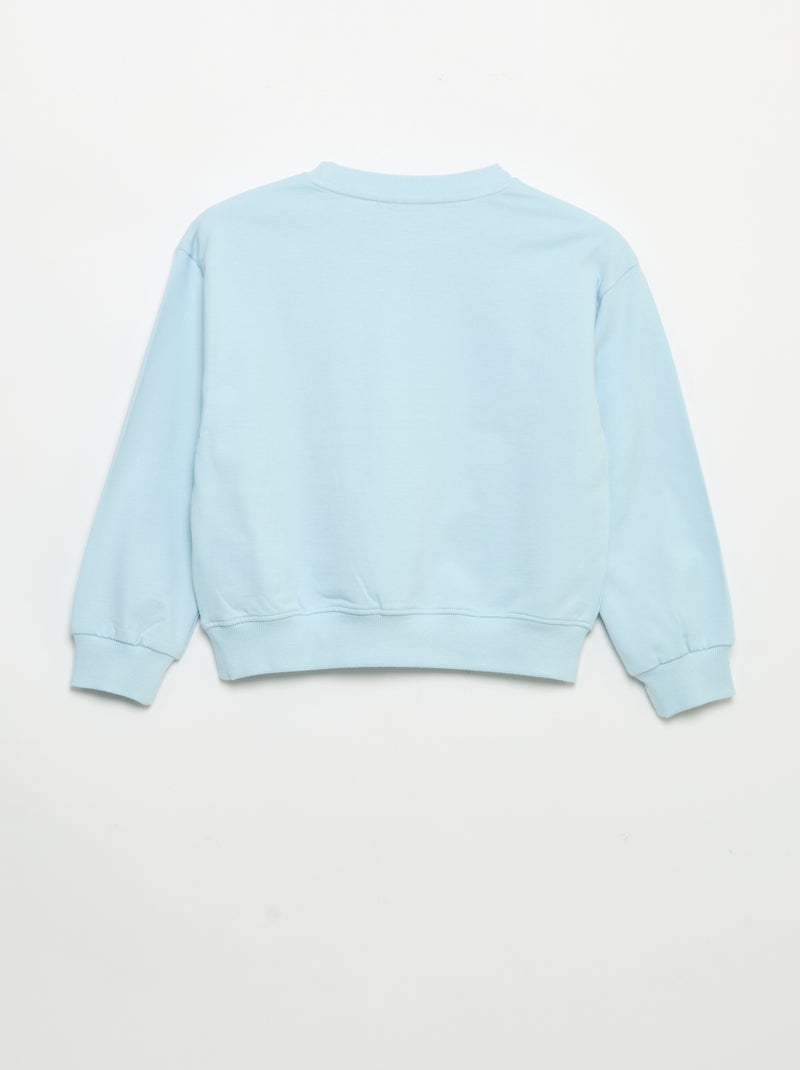 Sweatshirt \'Hello Kitty\' de manga comprida Azul - Kiabi