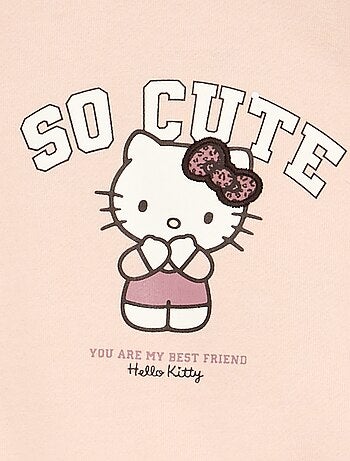 Sweatshirt "Hello Kitty" de manga comprida