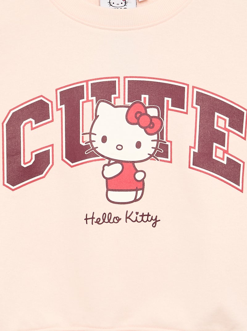 Sweatshirt \'Hello Kitty\' Rosa - Kiabi