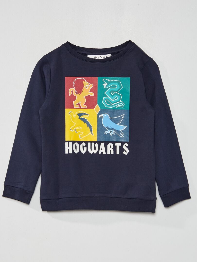 Sweatshirt 'Hogwarts' 'Harry Potter' Azul Marinho - Kiabi