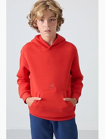 Sweatshirt infantil com capuz e bolso tommy