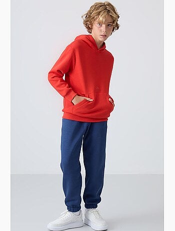 Sweatshirt infantil com capuz e bolso tommy