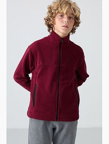 Sweatshirt infantil com gola fecho tommy
