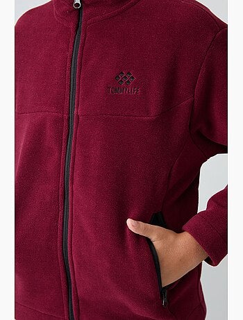 Sweatshirt infantil com gola fecho tommy