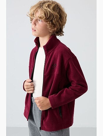 Sweatshirt infantil com gola fecho tommy