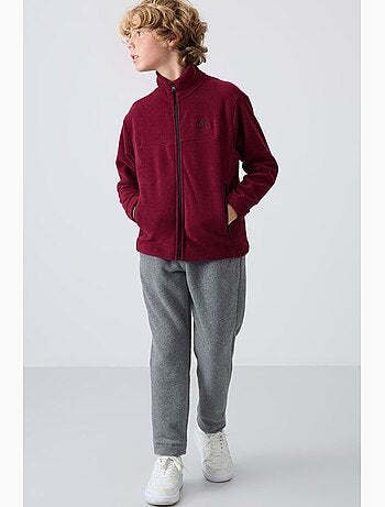 Sweatshirt infantil com gola fecho tommy