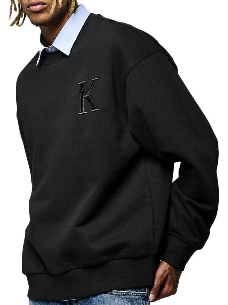 Sweatshirt Kaporal Batis Preto para Homem Preto - Kiabi