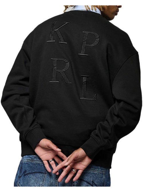 Sweatshirt kaporal batis preto para homem - Kiabi