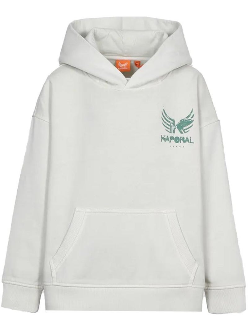 Sweatshirt Kaporal Okido Cru para Rapaz Ecru - Kiabi