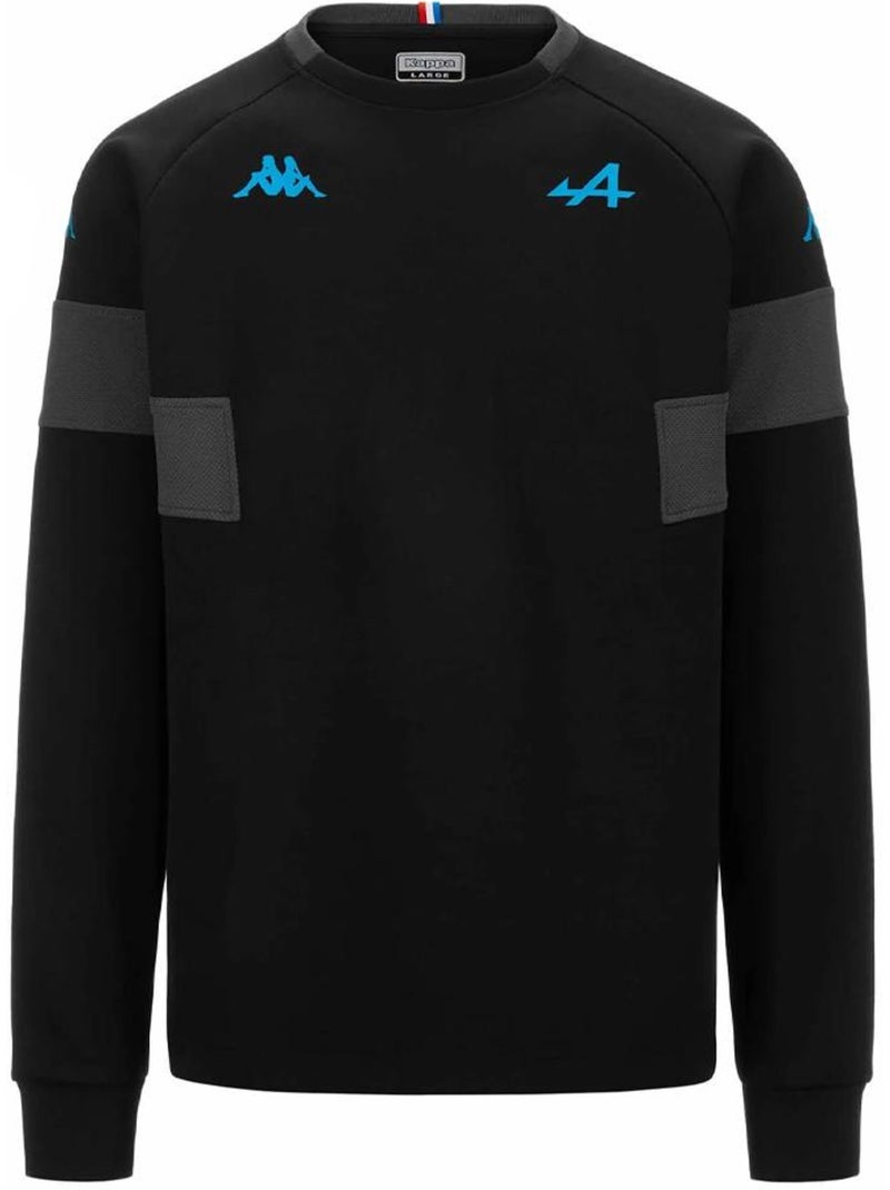 Sweatshirt Kappa Adofod Alpine F1 para Menino Preto/Turquesa Preto - Kiabi