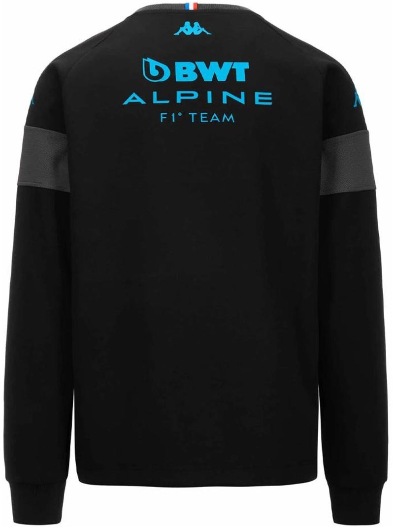 Sweatshirt Kappa Adofod Alpine F1 para Menino Preto/Turquesa Preto - Kiabi