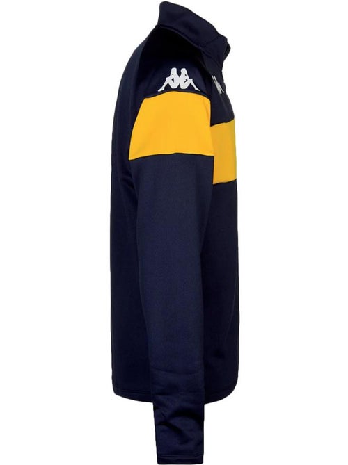 Sweatshirt Kappa Dovare para Menino Preto/Amarelo - Kiabi Sweatshirt Kappa Dovare para Menino Preto/Amarelo - Kiabi
