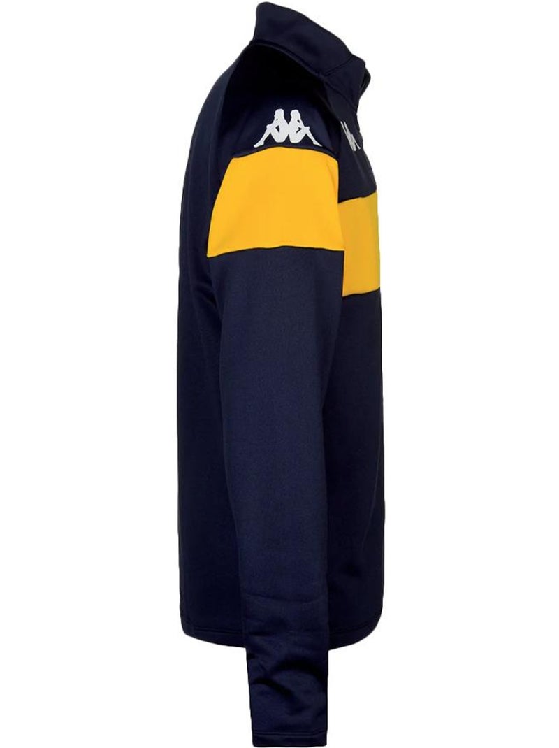 Sweatshirt Kappa Dovare para Menino Preto/Amarelo Preto - Kiabi
