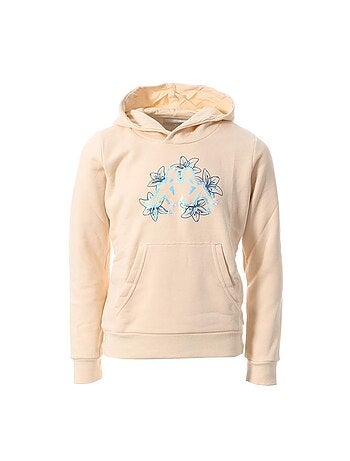 Sweatshirt kappa kamil para menina, cor cru