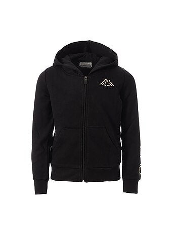 Sweatshirt kappa kapri preto para menina