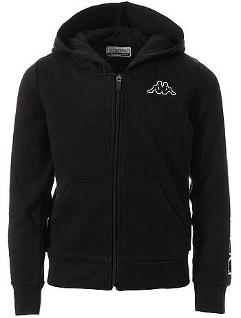 Sweatshirt kappa kapri preto para menina